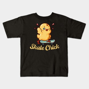 Skate chick Kids T-Shirt